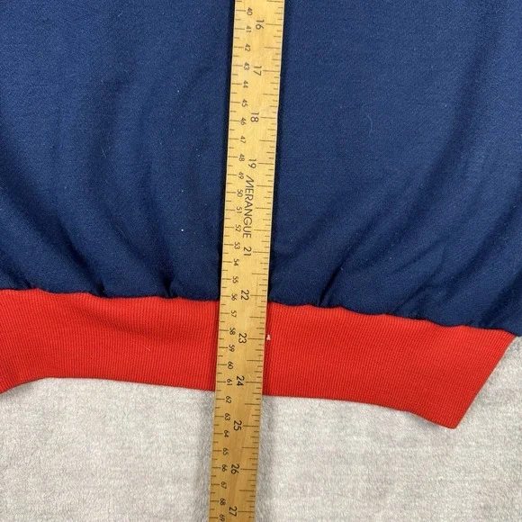 Vintage Levis Sweatshirt Mens Small Blue 2 Toned 70s 80s Crewneck Western USA - Picture 6 of 8